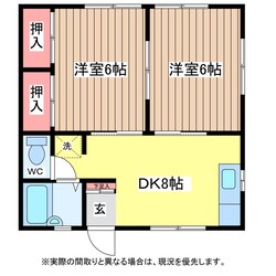 宮川コーポＣの物件間取画像